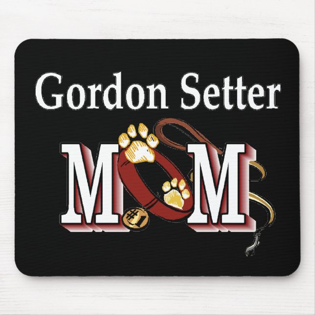 Gordon Setter MOM Gifts Mouse Mat (Front)