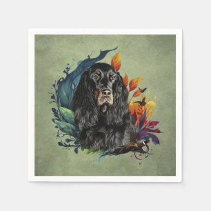 Gordon Setter  Napkin
