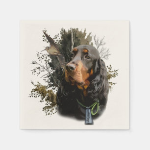Gordon Setter  Napkin