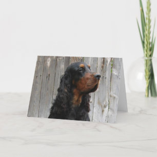 Gordon Setter Note Card