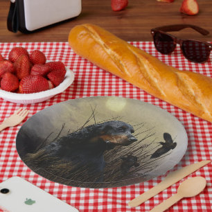 Gordon Setter Paper Plate