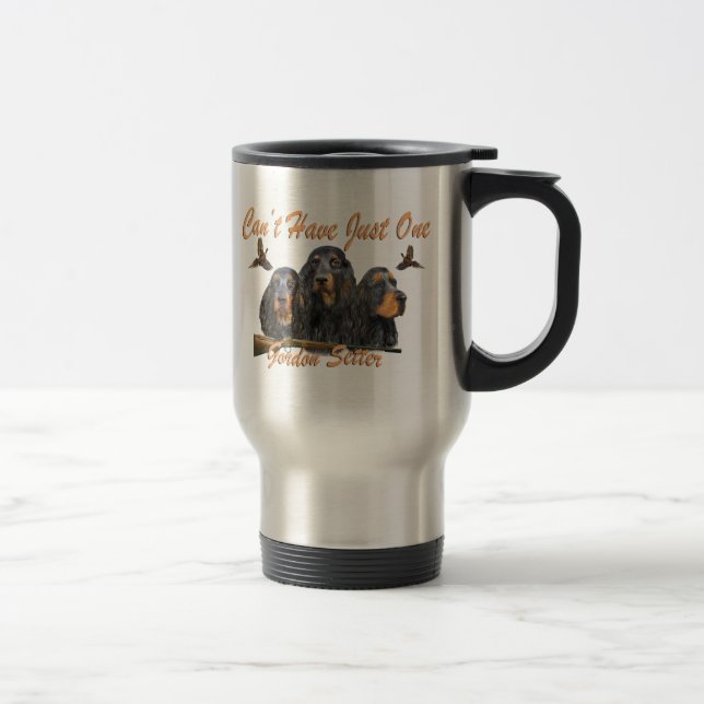 Gordon Setter Pheasant Hunting Travel Mug (Right)