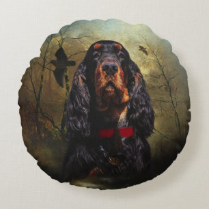 Gordon Setter    Round Cushion