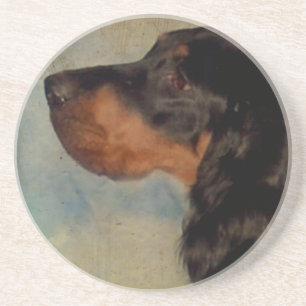 Gordon Setter Sandstone Coaster