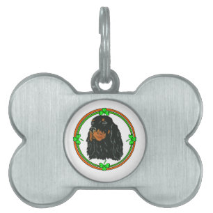 Gordon Setter St Patricks Pet ID Tag
