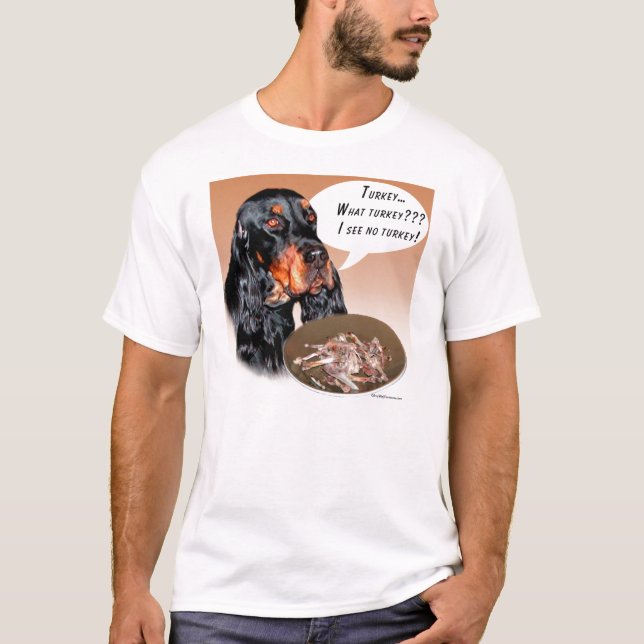 Gordon Setter Turkey T-Shirt (Front)
