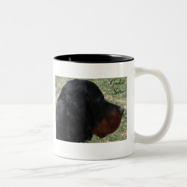 Gordon Setter Two-toned Ceramic Mug (Right)