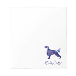 Gordon Setter Watercolor Notepad