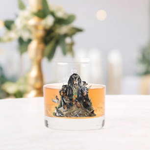 Gordon Setter  Whiskey Glass