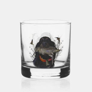 Gordon Setter  Whiskey Glass