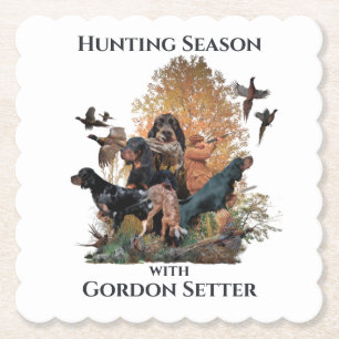 Gordon setters , Art    Paper Coaster