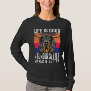 Gordon Setters Makes Your Life Good Vintage T-Shirt