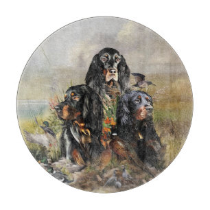 Gordon Setters , Passion for Birds , Art Cutting Board