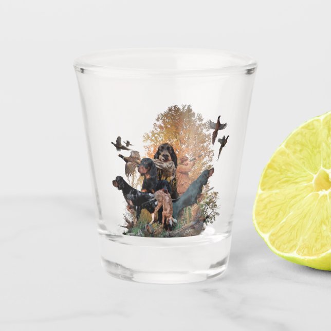 Gordon Setters Shot Glass (Front)