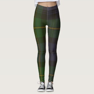 Gordon Tartan Clan Plaid Leggings