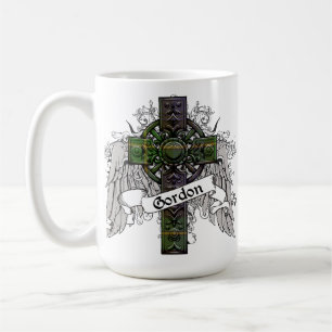 Gordon Tartan Cross Coffee Mug