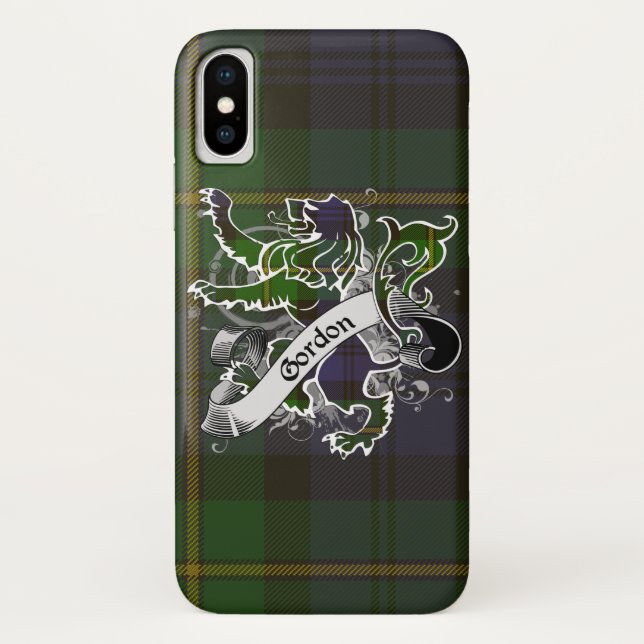 Gordon Tartan Lion Case-Mate iPhone Case (Back)