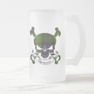 Gordon Tartan Skull Mug