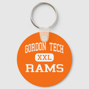 Gordon Tech - Rams - High - Chicago Illinois Key Ring