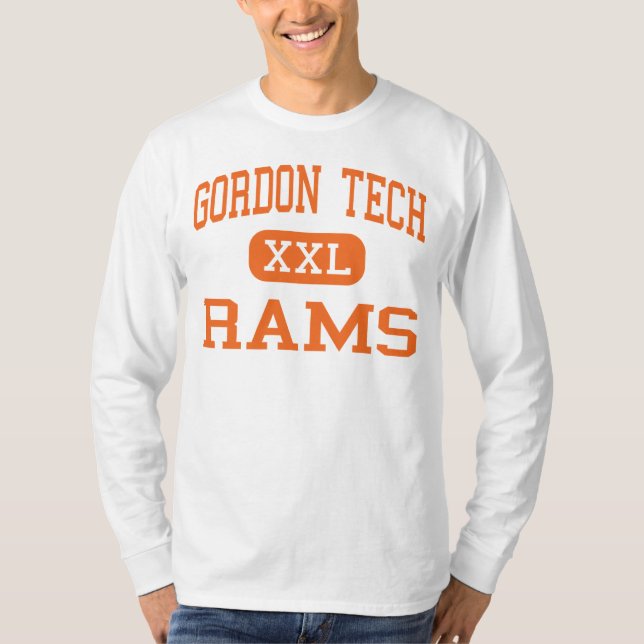 Gordon Tech - Rams - High - Chicago Illinois T-Shirt (Front)