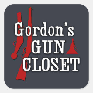 Gordon's Gun Closet sticker