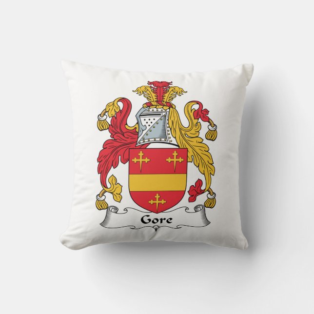 Gore Family Crest Cushion (Front)