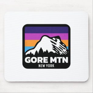 Gore Mountain New York Skiing Snowboarding Family Mouse Mat