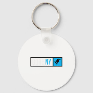Gore Mountain New York Snowboard Box Type Key Ring
