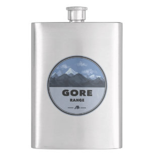 Gore Mountain Range Colorado Camping Hip Flask