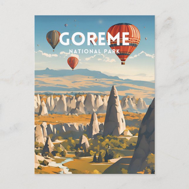 Goreme National Park Travel Postcard (Front)