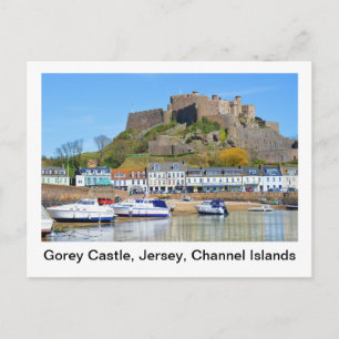Gorey castle, Jersey, Channel Island Postcard