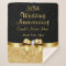 Gorgeous 50th Wedding Anniversary Throw Blanket