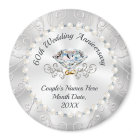 Gorgeous 60th Wedding Anniversary Favours, Diamond