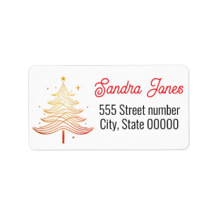 Gorgeous address labels holiday