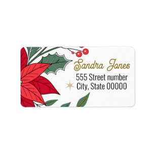 Gorgeous address labels holiday