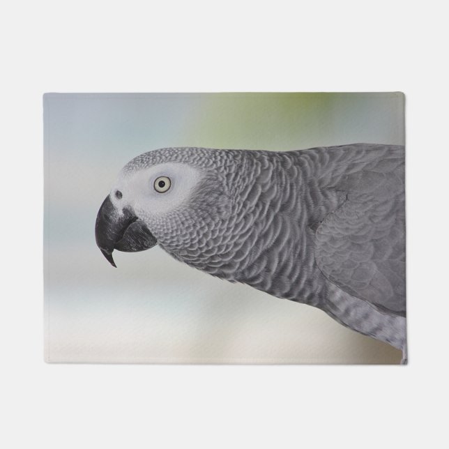 Gorgeous African Grey Parrot Doormat (Front)