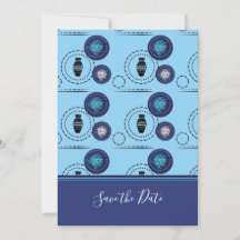 Gorgeous African Print Ankara Fabric Invitation