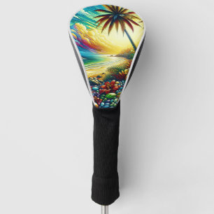 Gorgeous Ai Art Coastal Beauty Golf Head Cover