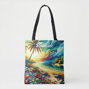 Gorgeous Ai Art Coastal Beauty Personalised Tote Bag