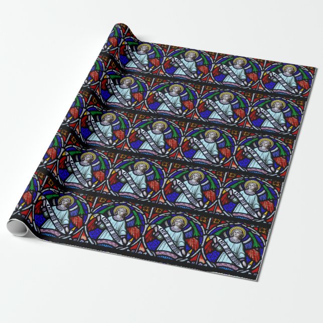 Gorgeous angel gift wrap! wrapping paper (Unrolled)