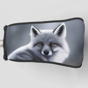 Gorgeous Artic Fox  Golf Head Cover