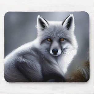 Gorgeous Artic Fox Mouse Mat