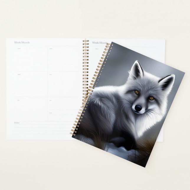 Gorgeous Artic Fox  Planner (Display)