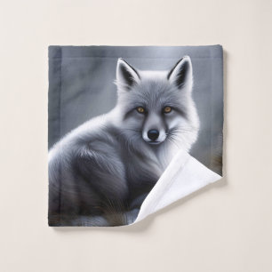 Gorgeous Artic Fox  Wash Cloth