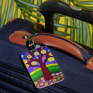 Gorgeous Artwork   Keeping in Touch  Luggage Tag