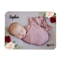 Gorgeous Baby Girl Blush Flowers Photo