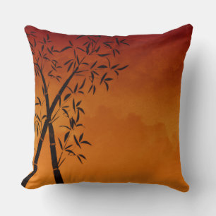 Gorgeous Bamboo and mountain view Cushion