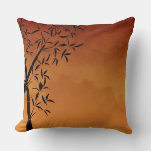 Gorgeous Bamboo and mountain view Cushion
