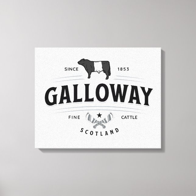 Gorgeous Belted Galloway Farm Sign Beltie Gift  (Front)
