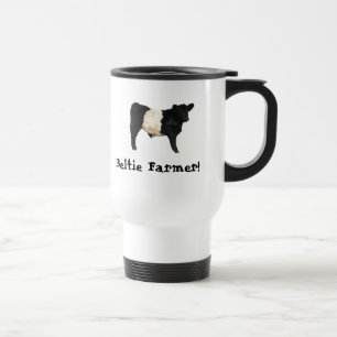 Gorgeous Belted Galloway Steer Cutout Beltie Farm Travel Mug